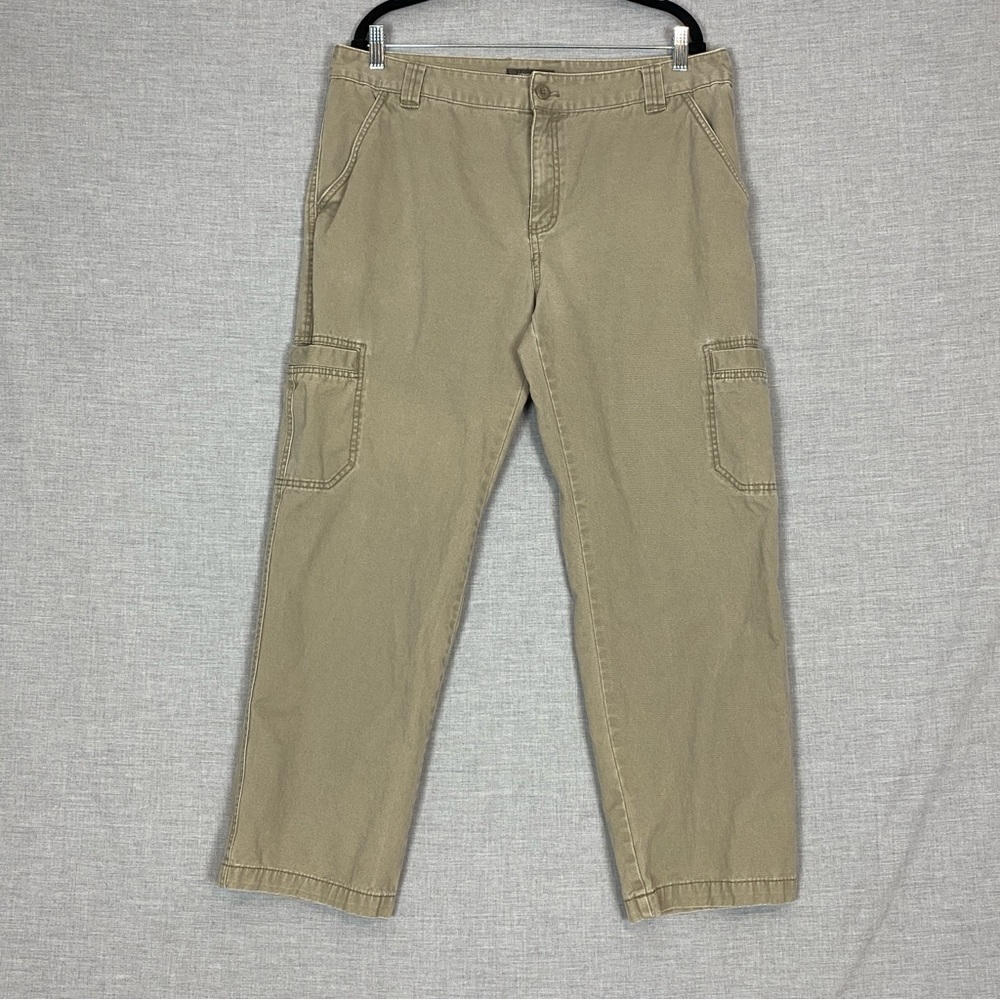 Denver Hayes Cargo Pants 100% Cotton 38X30 Beige